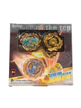 Fiveboy Metal Assembled Gyro Battle Tops Set with Launcher Brand New